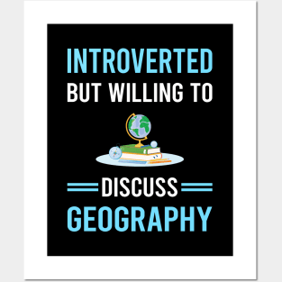 Introverted Geography Geographer Posters and Art